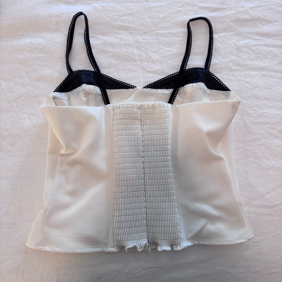 Reformation Melanie Top in Ivory - Picture 6 of 7